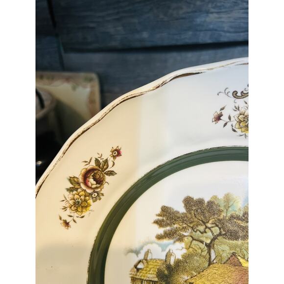 English Rural Scene Grindley Of Stoke Staffordshire England decorative plate 10” - Picture 6 of 9